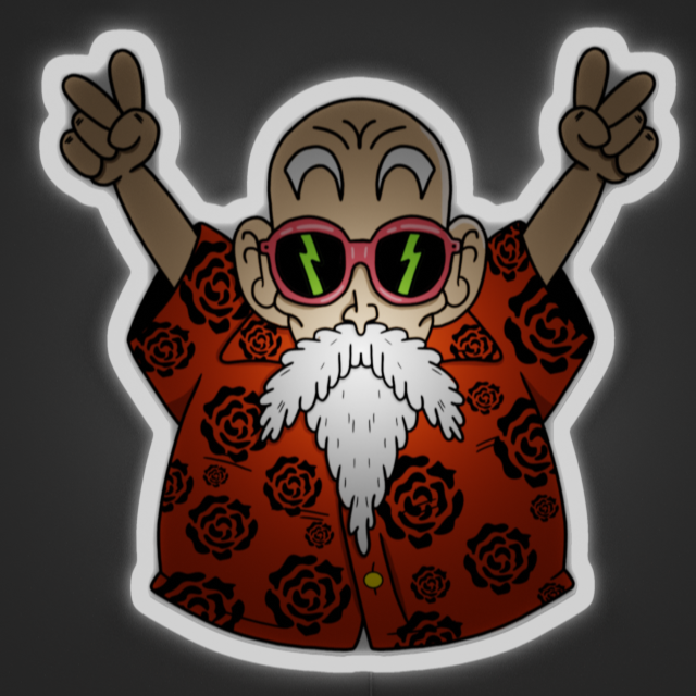 The Master Roshi neon sign USD145