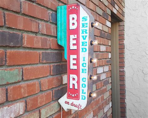 Battery operated beer signs