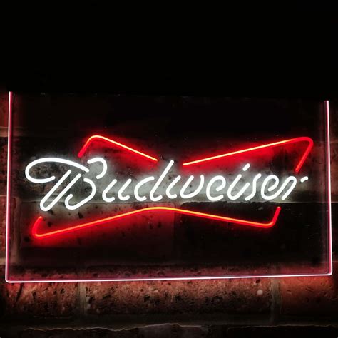 Budweiser neon bar signs