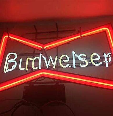 Old budweiser neon signs for sale
