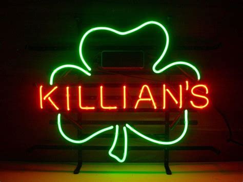 Killians neon beer sign