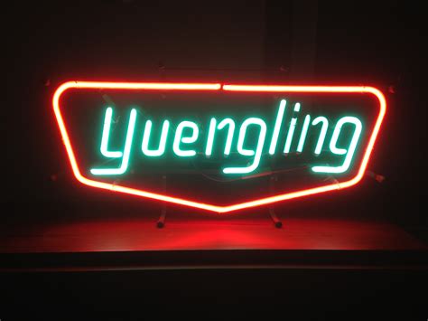 Vintage yuengling neon sign