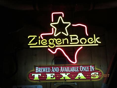 Ziegenbock neon sign