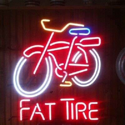 Fat tire neon sign ebay