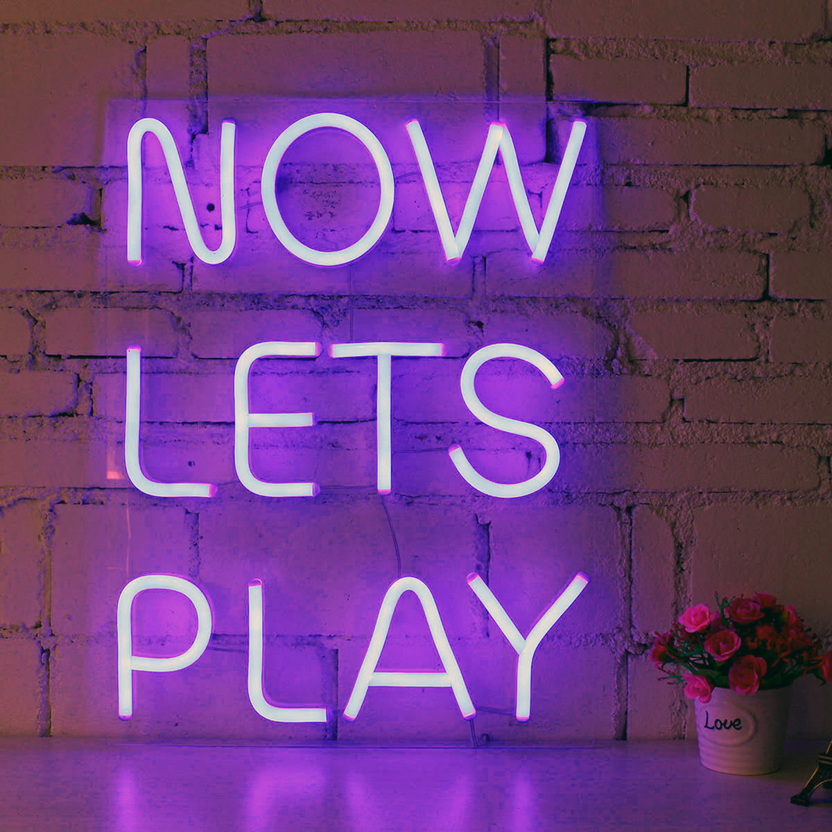Now Playing Neon Sign