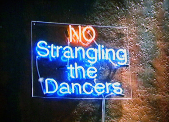 No Strangling No Strangling The Dancers Neon Sign – Neon Factory