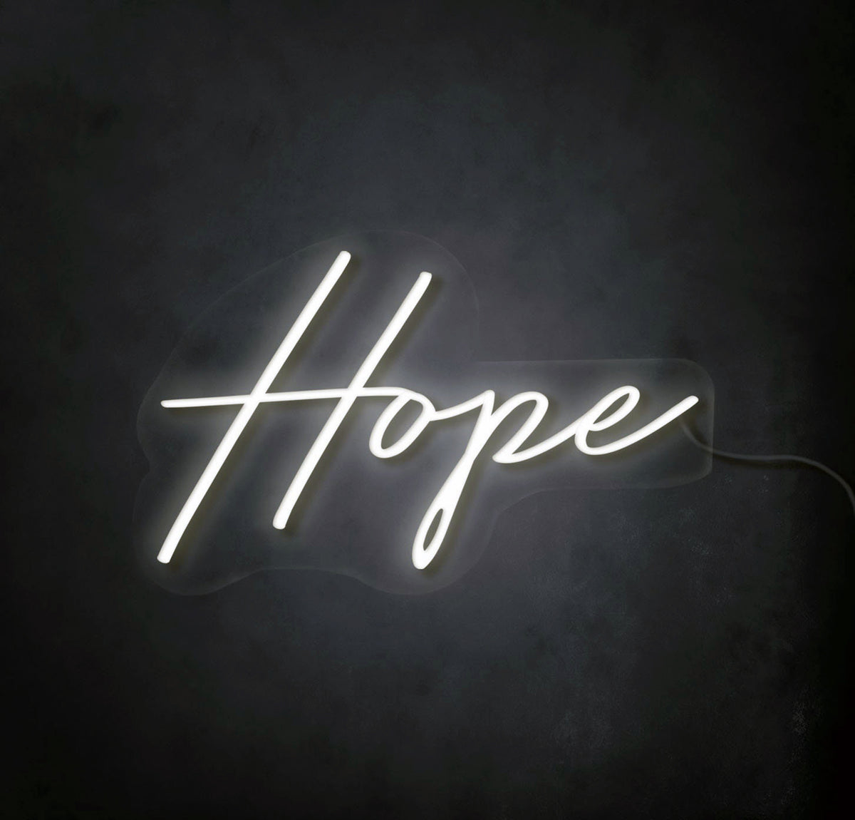 Hope neon sign