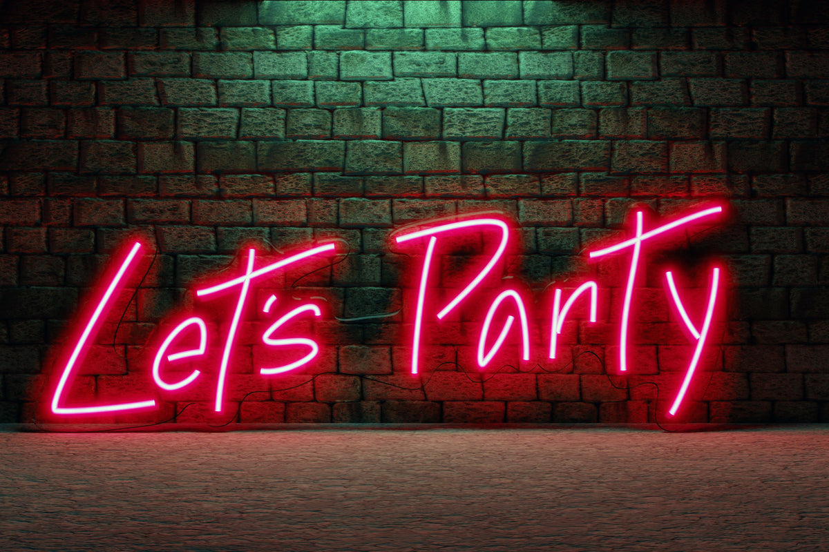 Lets Party Led Sign – Neon Factory