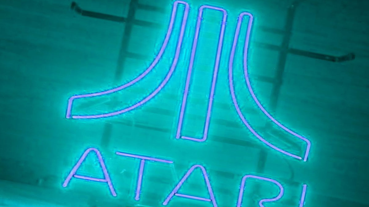 Atari neon sign cpb_product, Custom Neon Sign, gaming neon sign