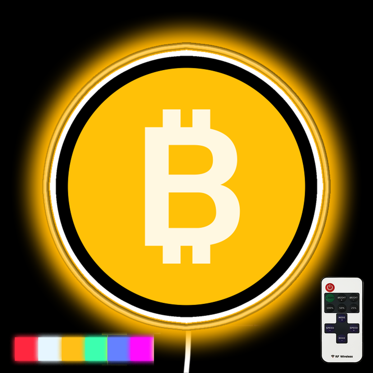 Bitcoin Neon Sign – Neon Factory
