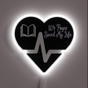 Addiction Recovery Guidance in Vibrant RGB Neon Sign for AA Support