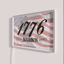Load image into Gallery viewer, Vibrant 1776 Bourbon brand logo in full color LED glow