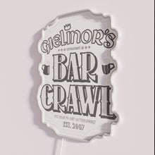 Load image into Gallery viewer, Vintage Runescape 07 theme retro gaming bar crawl decor light