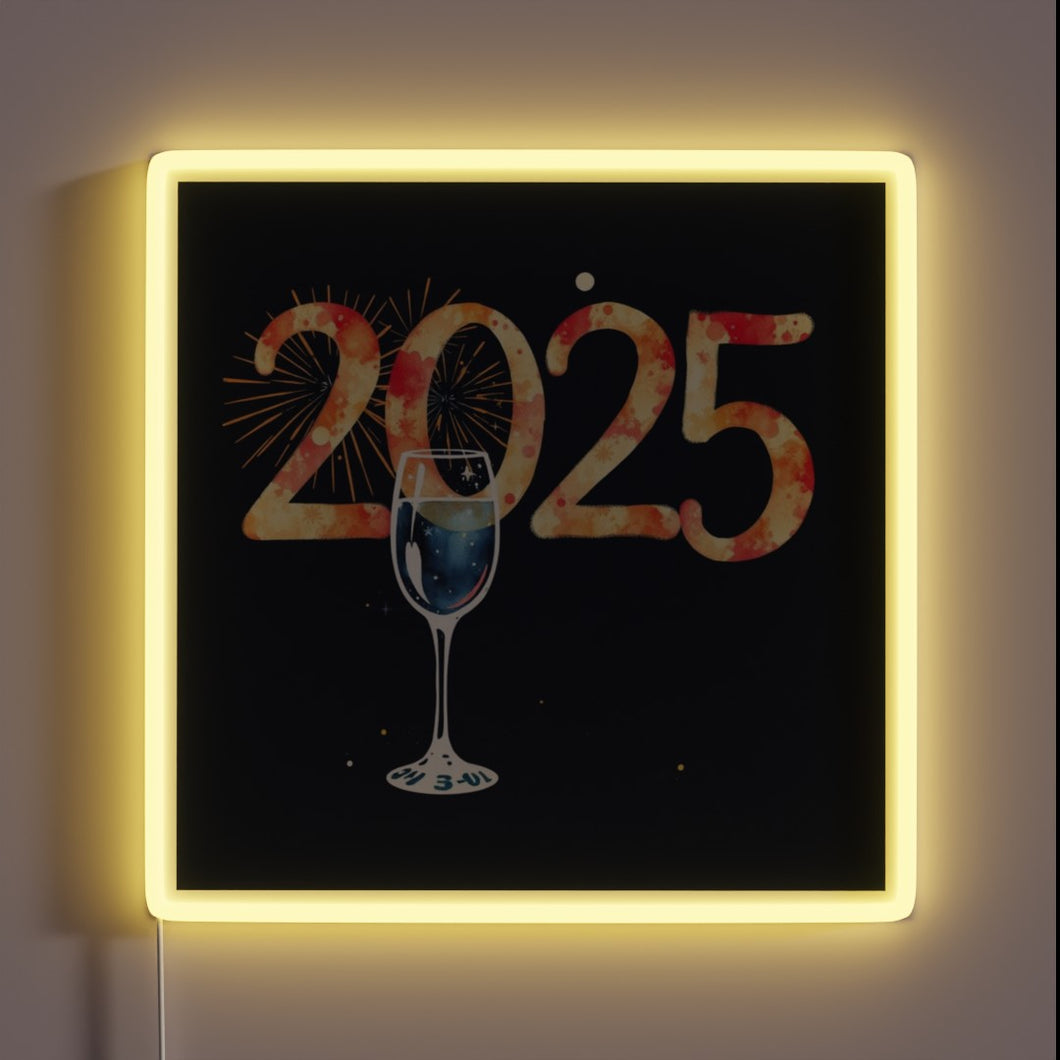 Sparkling Neon Sign for Parties and Home Decorations in Color.