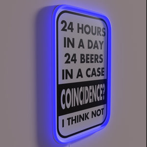 Brew lovers unite with vibrant, colorful neon beer case count