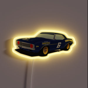 Vintage Chevrolet muscle car themed 69 Z 28 Trans Am.