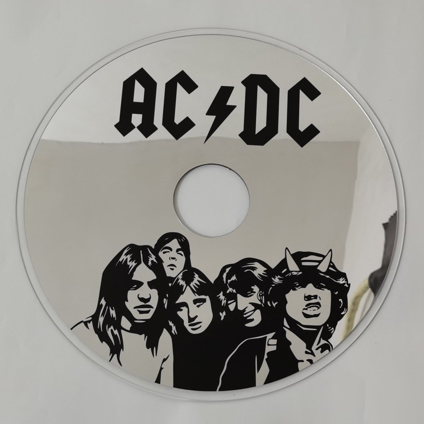 Acdc Disc Cd Wall Mirror With Rgb Led – Neon Factory