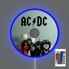Load image into Gallery viewer, ACDC Disc CD wall mirror with RGB LED