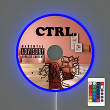 Load image into Gallery viewer, SZA &quot;CTRL&quot; Disc CD mirror with RGB LED