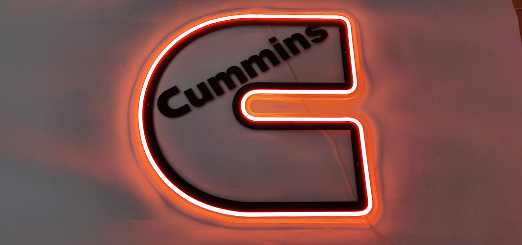 Cummins neon sign