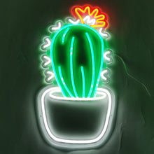 Load image into Gallery viewer, Cactus neon sign