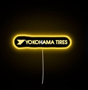 Custom Yokohama Tires neon led