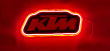 Load image into Gallery viewer, KTM red neon sign