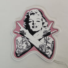 Load image into Gallery viewer, Marilyn tattoo RGB neon