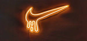 Dripping Nike Acrylic Neon Sign