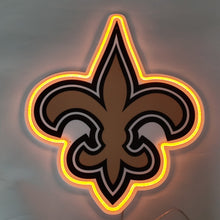 Load image into Gallery viewer, New Orleans Saints rgb sign
