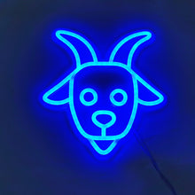 Load image into Gallery viewer, Goat neon sign