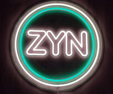 Load image into Gallery viewer, Light Blue Zyn neon led signs