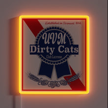 Load image into Gallery viewer, Vibrant LED Cat Tower Neon Sign with Dirty Cats design