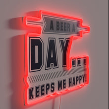 Load image into Gallery viewer, Colorful beer-themed wall decor adding humor and modern pop vibe