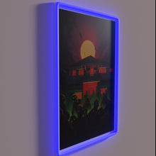 Load image into Gallery viewer, Undead invasion warning: Zombies approaching your home, RGB lit menace