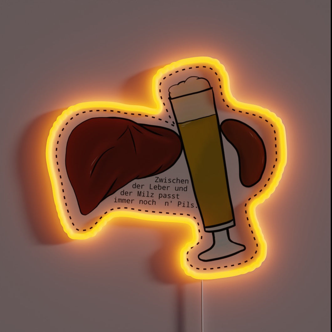 Bizarre Medical Anatomical Puns Meet Retro Neon Signage Art