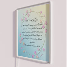 Load image into Gallery viewer, Neon Dreamcatcher Wall Art with Inspirational Quote A Vision For You