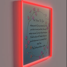 Load image into Gallery viewer, Personalized Inspirational Quote Wall Decor with Color-Changing Neon Lights