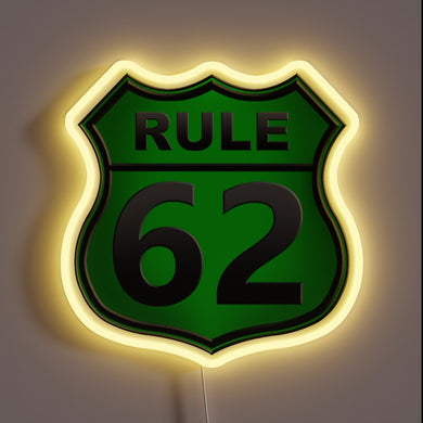 Relax and Unwind with this Vibrant Calming AA Neon Sign