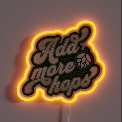 Add More Hops: Brewtifully lit home bar decor accent