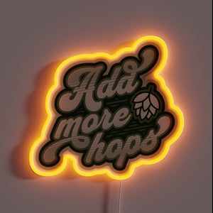 Add More Hops: Brewtifully lit home bar decor accent