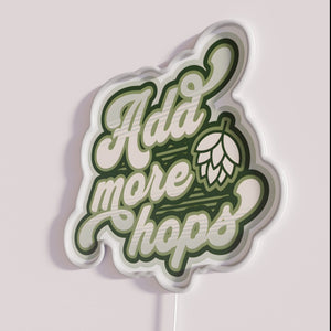 Add More Hops RGB Neon Bar Sign Decoration Lighting