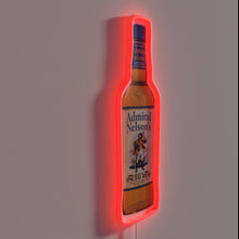 Load image into Gallery viewer, Historic Admiral Nelson&#39;s Navy-Inspired RGB Neon Sign with Vibrant Color