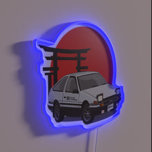 Load image into Gallery viewer, Glowing &quot;AE 96&quot; RGB neon sign for modern minimalist ambiance.