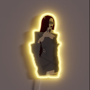 Ae K's Whiplash Icon Shines Bright with Vibrant RGB Neon Light.