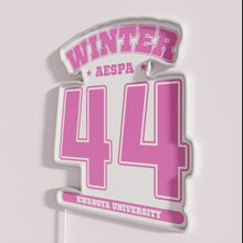 Load image into Gallery viewer, Aesthetic Neon Wall Sign for Aespa Lovers K-Pop Holiday Decor