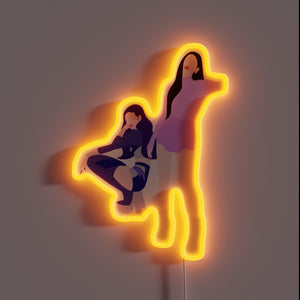 Ae's iconic K-pop tribute in vibrant RGB LED neon