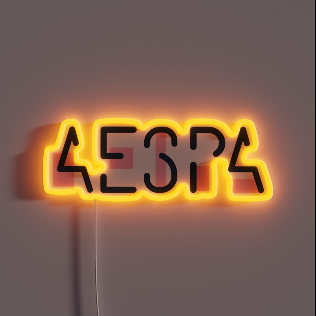 K-POP・アジア neon Aespa Minimalism Rgb Led Sign – Neon Factory