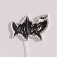 Load image into Gallery viewer, Official AESPA My World Logo RGB Neon Illuminated Wall Sign