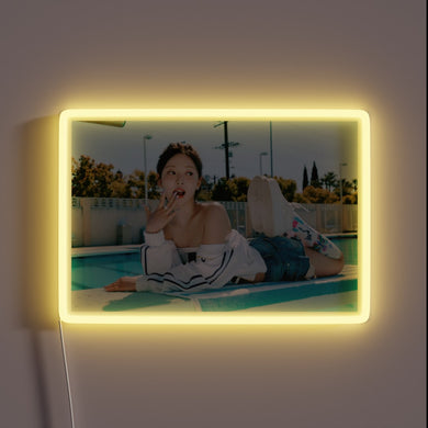 Aesthetic Aespa Ning Ning inspired Spicy 2 neons display